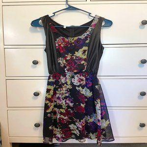 Formal dress (floral pattern)